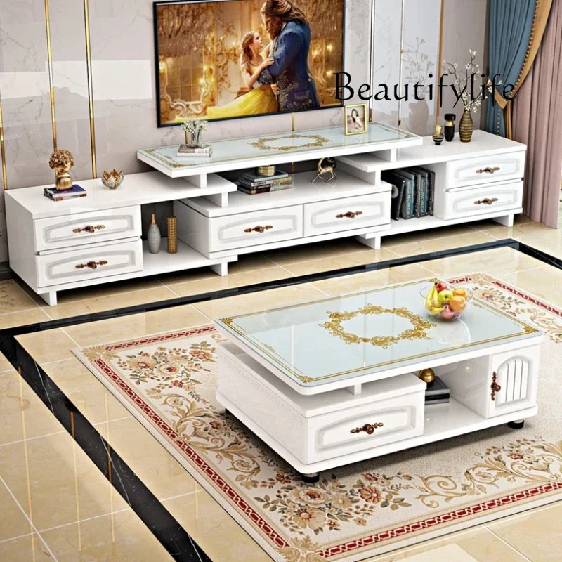 

Entertainment Center Mueble Para Televisor Simple Modern Storage Tv Cabinet Glass Living Room Nordic Stand Cabinet