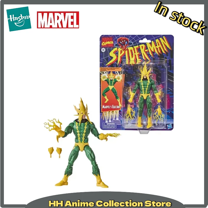

New Product in Stock Hasbro MarvelLegends Spider-Man Hanging Card Lightning Man 6-inch Movable Figure Collection Gift