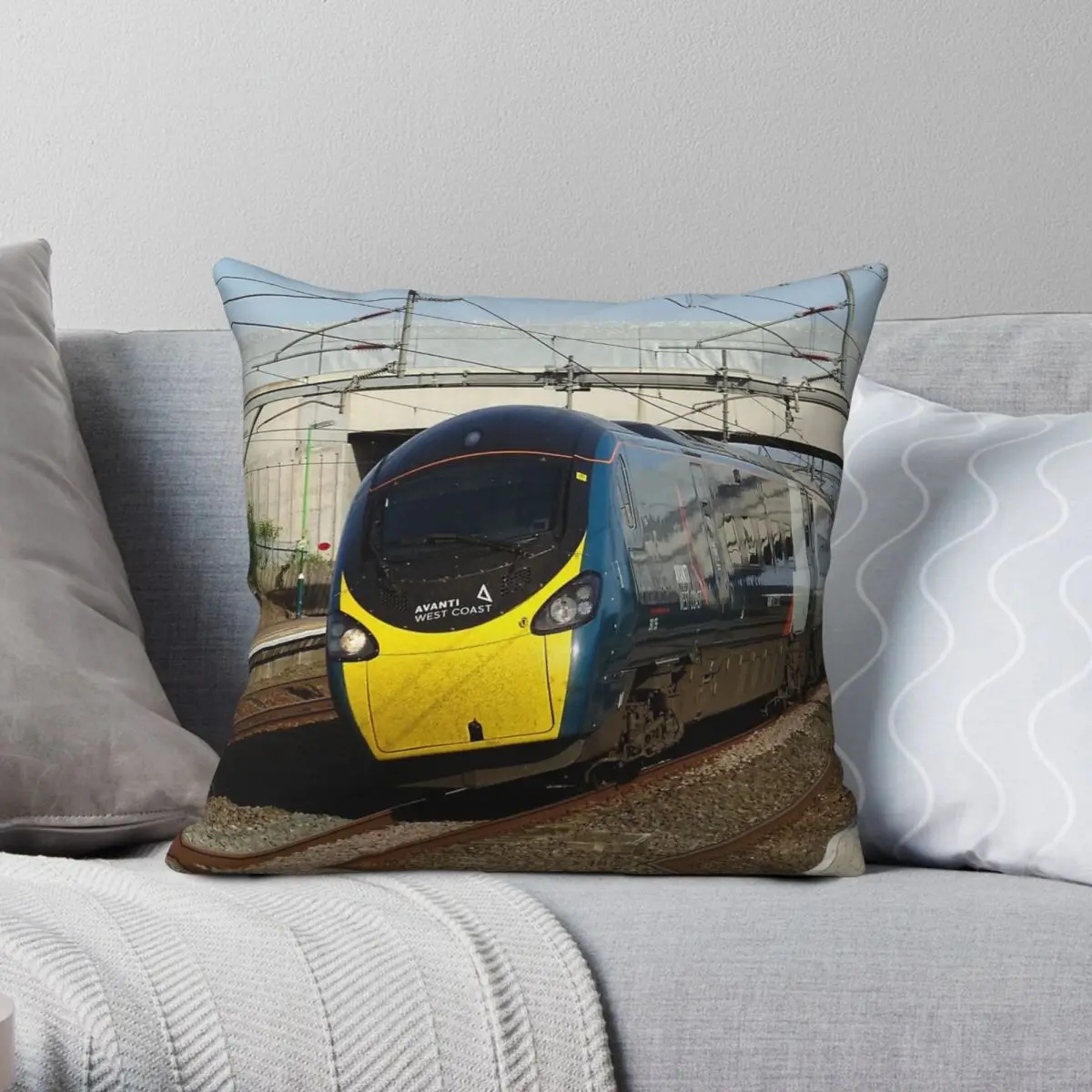 Avanti West Coast Lichfield Trent funda de almohada cuadrada poliéster lino terciopelo decoración creativa funda de almohada funda de cojín para coche