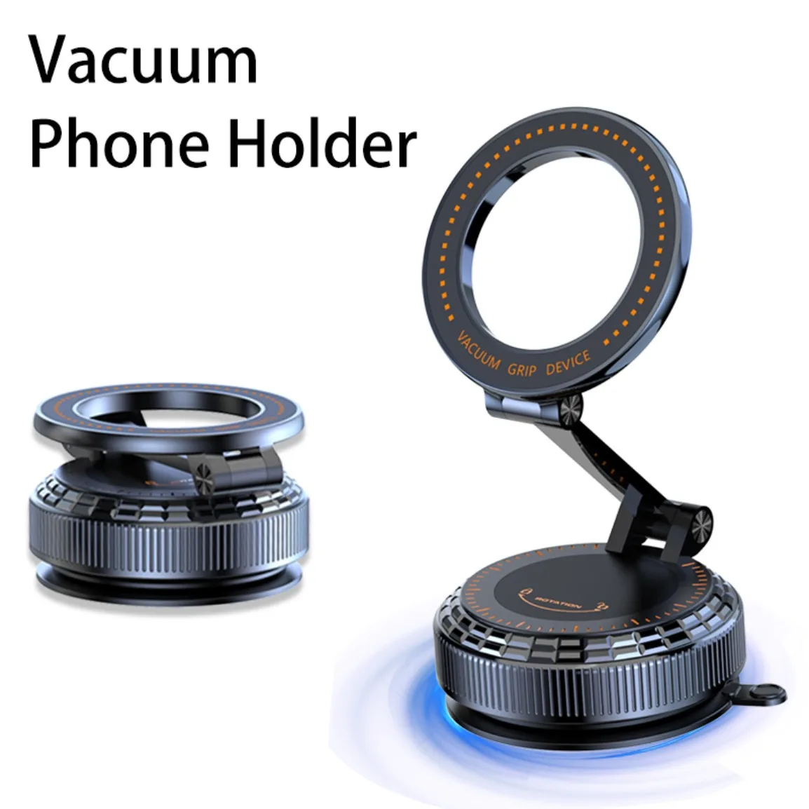 

360 ° Автомобильный вакуумный магнитный держатель телефона для Magsafe iPhone 17 ~ 12 Pro Max Samsung Xiaomi для тренажерного зала/зеркала/душа, кронштейн для мобильного телефона