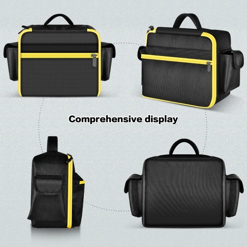 

Cordless Tool Storage Holder Organizer Protective Case for 20V Tire Inflator with Pocket Air Compressor Carrying Bag KXRE