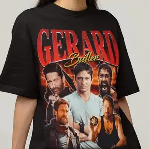 Gerard Butler Shirt, Gerard Butler Gift  T-shirt, Gerard Butler Tee