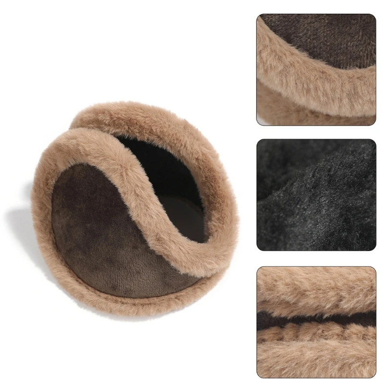 Men Earmuffs Back-wearing Ear Warmers For Men Back Wear Earflap Unisex