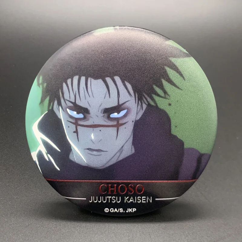 

Anime Jujutsu Kaisen Choso Cosplay Relief Matte Perm Badge Backpack Decoration Laser Brooch Xmas Graduation Birthday Gift