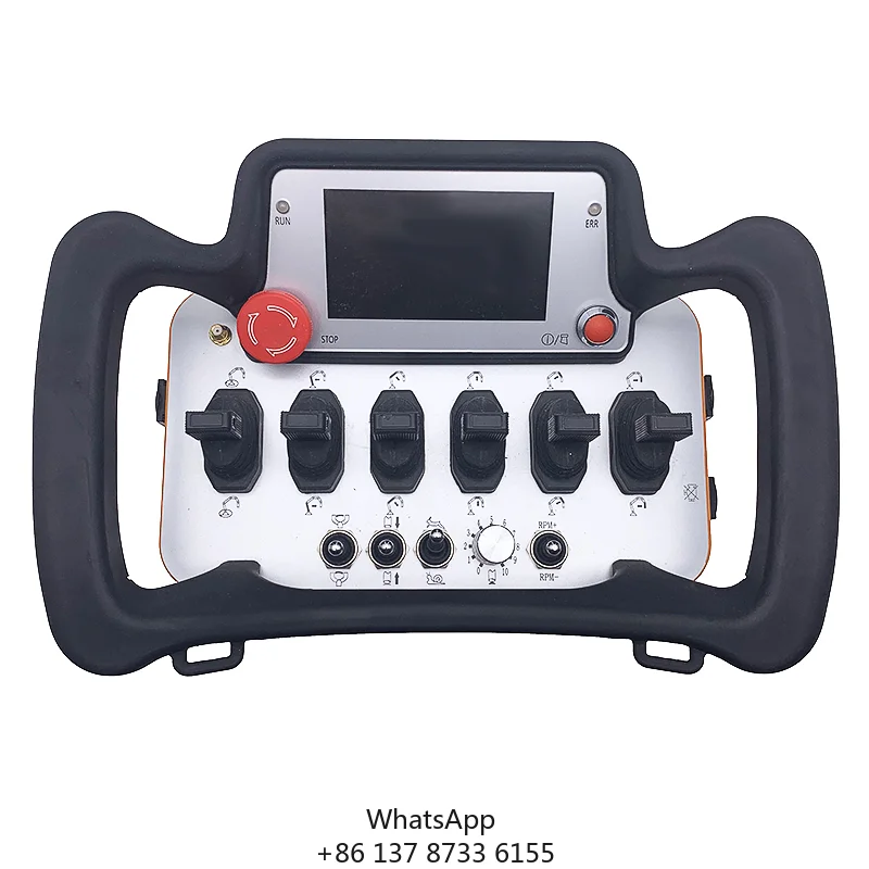 Wireless 4-Joystick Truck Crane Remote Control 24V Or 12V Waterproof Radio Control With Automatic Function 1-Year Warranty