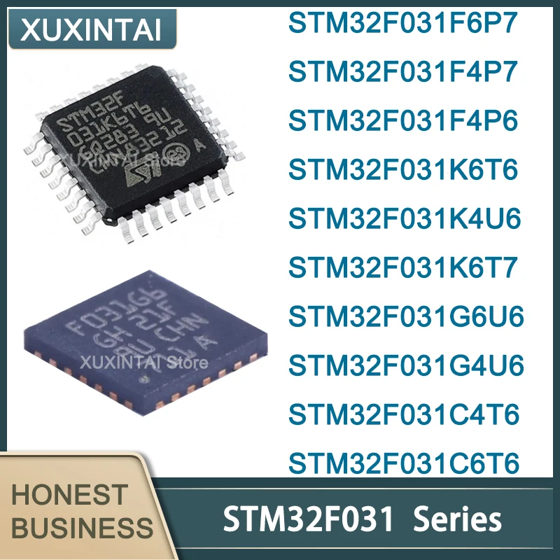 5Pcs/Lot  New Original STM32F031 STM32F031F6P7 F4P7 F4P6 K6T6 K4U6 K6T7 G6U6 G4U6 C4T6  C6T6   IC MCU