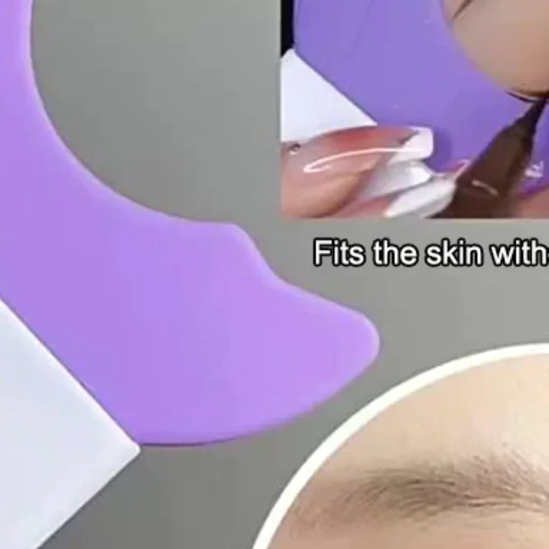 متعددة الوظائف كحل الاستنسل الجناح نصائح كحل المعونة رسم أحمر الشفاه يرتدي المعونة أدوات ماكياج قابلة لإعادة الاستخدام قطعة أثرية مساعدة #1