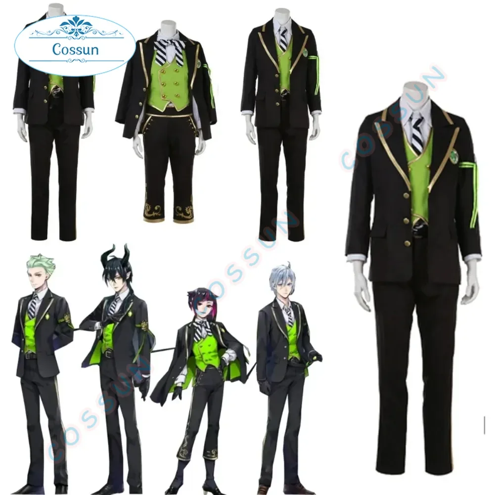 

[Customized] Twisted-Wonderland DIASOMNIA Lilia / Malleus / Sebek / Silver Cosplay Costume School Uniform Halloween Suits Outfit