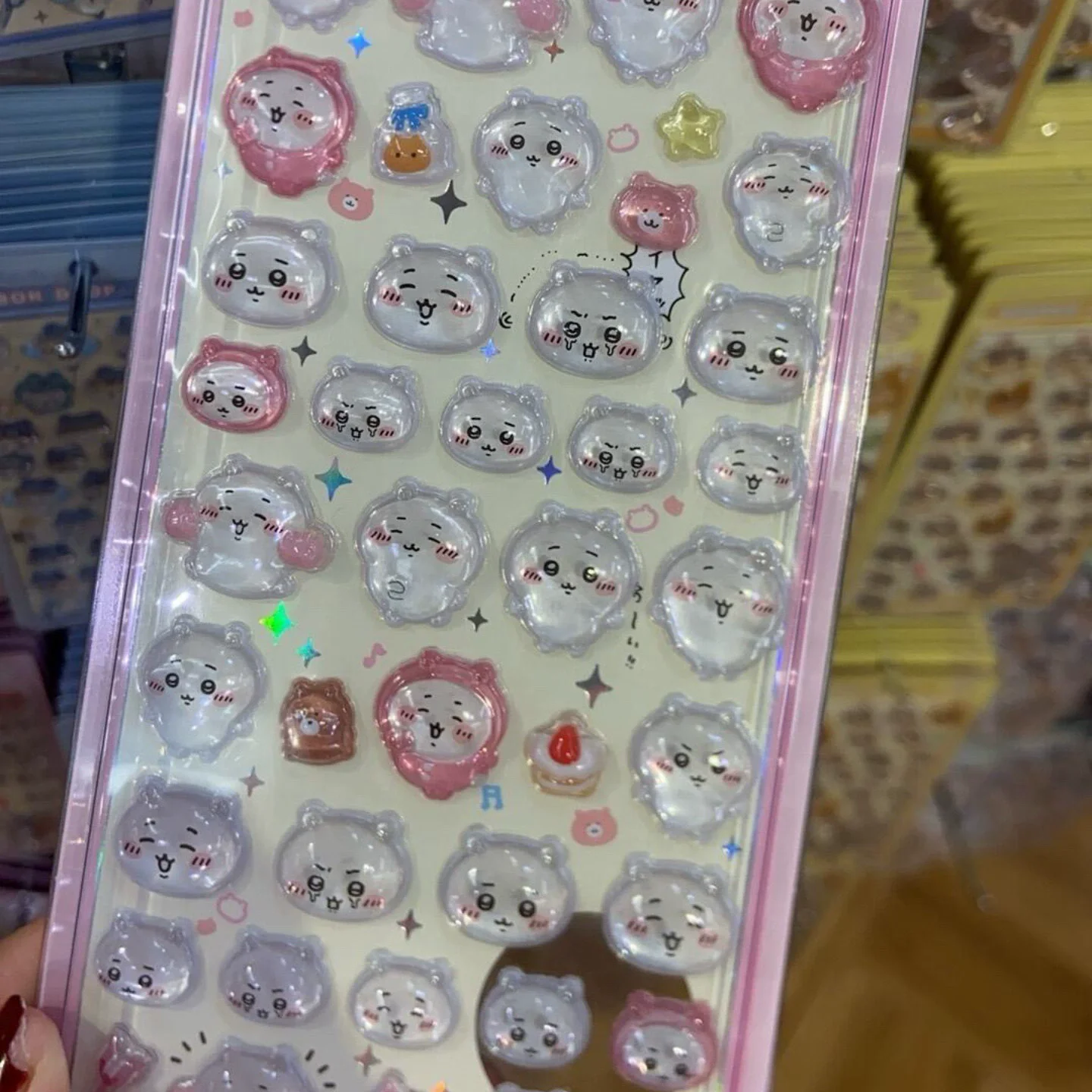 สติกเกอร์ 3 มิติ แบบนูน สติกเกอร์ DIY สำหรับสมุดภาพ แล็ปท็อป เคสโทรศัพท์ สติกเกอร์คริสตัล