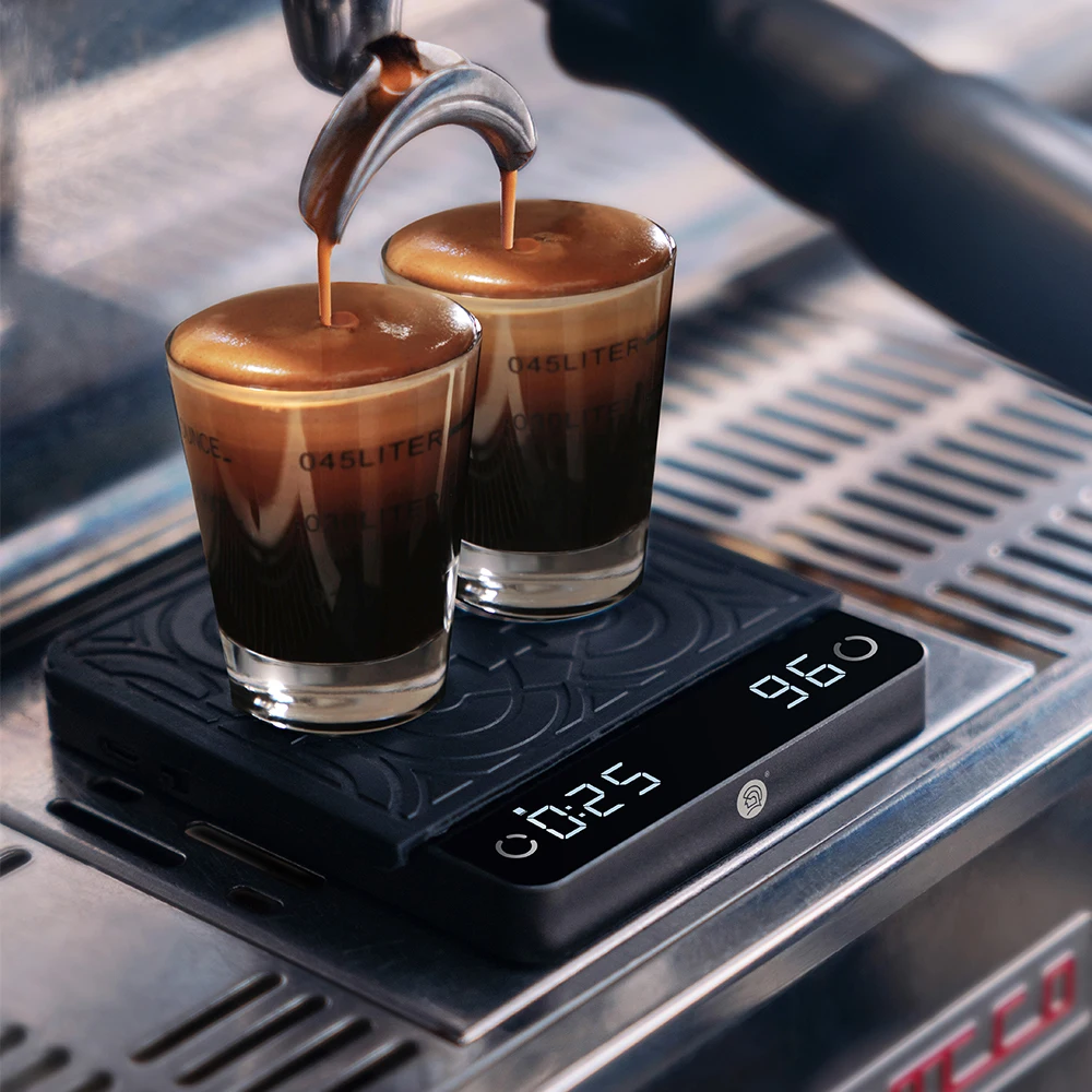 zeroHero Espresso Smart Scale 14mm Full Metal 0.1g for Home Barista Espresso Pour Over Brewing Tools Kit and Accessories Pro Max
