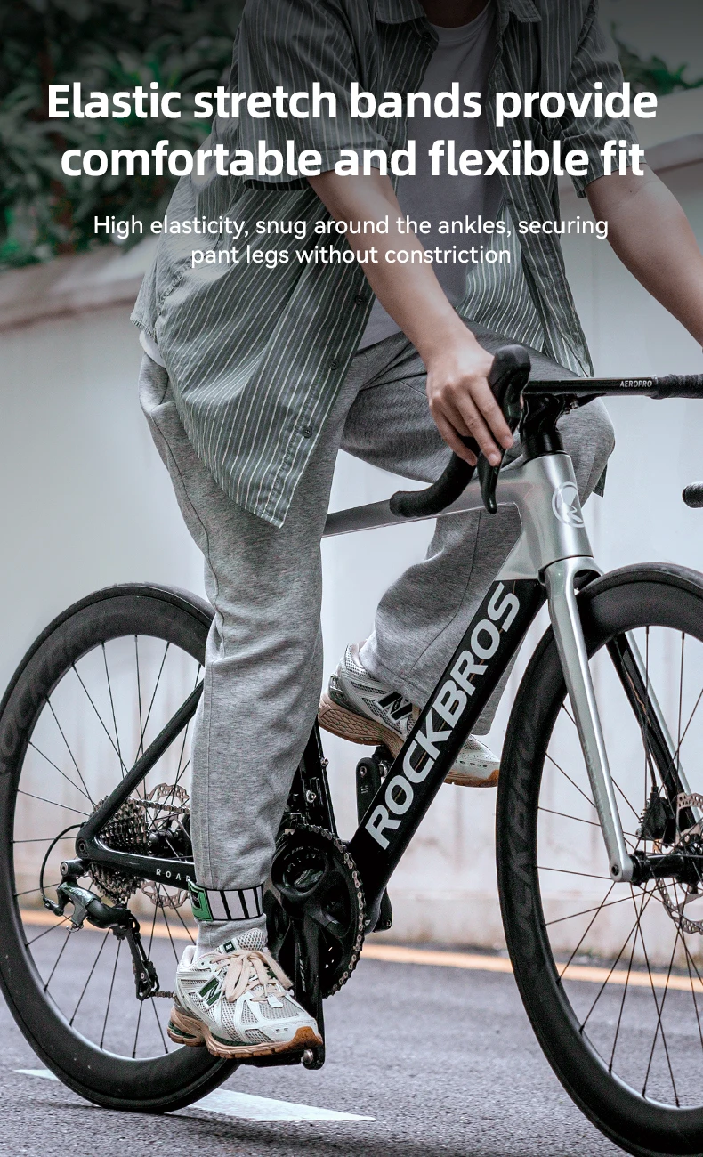 ROCKBROS Radfahren Fahrrad Hosen Clip Reflektierende Gürtel Sport Sicherheit Laufen Fahrrad Sicherheit Hosen Band Bein Strap Reiten Knöchel Unterstützung – Detail 5