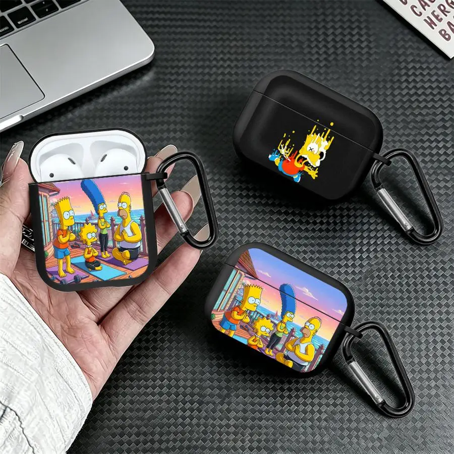 Friend S-Simpsons Case For Airpods 5 1 3 Pro2 Pro Pro3 4 2 Earphone Cases Cover
