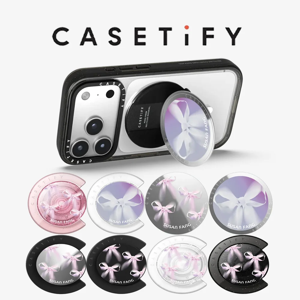 

CASETiFY SUSAN FANG Lavender Mist Case Series Magnetic Phone Holder Card Pack for iPhone17 16 15 14 13 12 11 for Samsung S25 S26