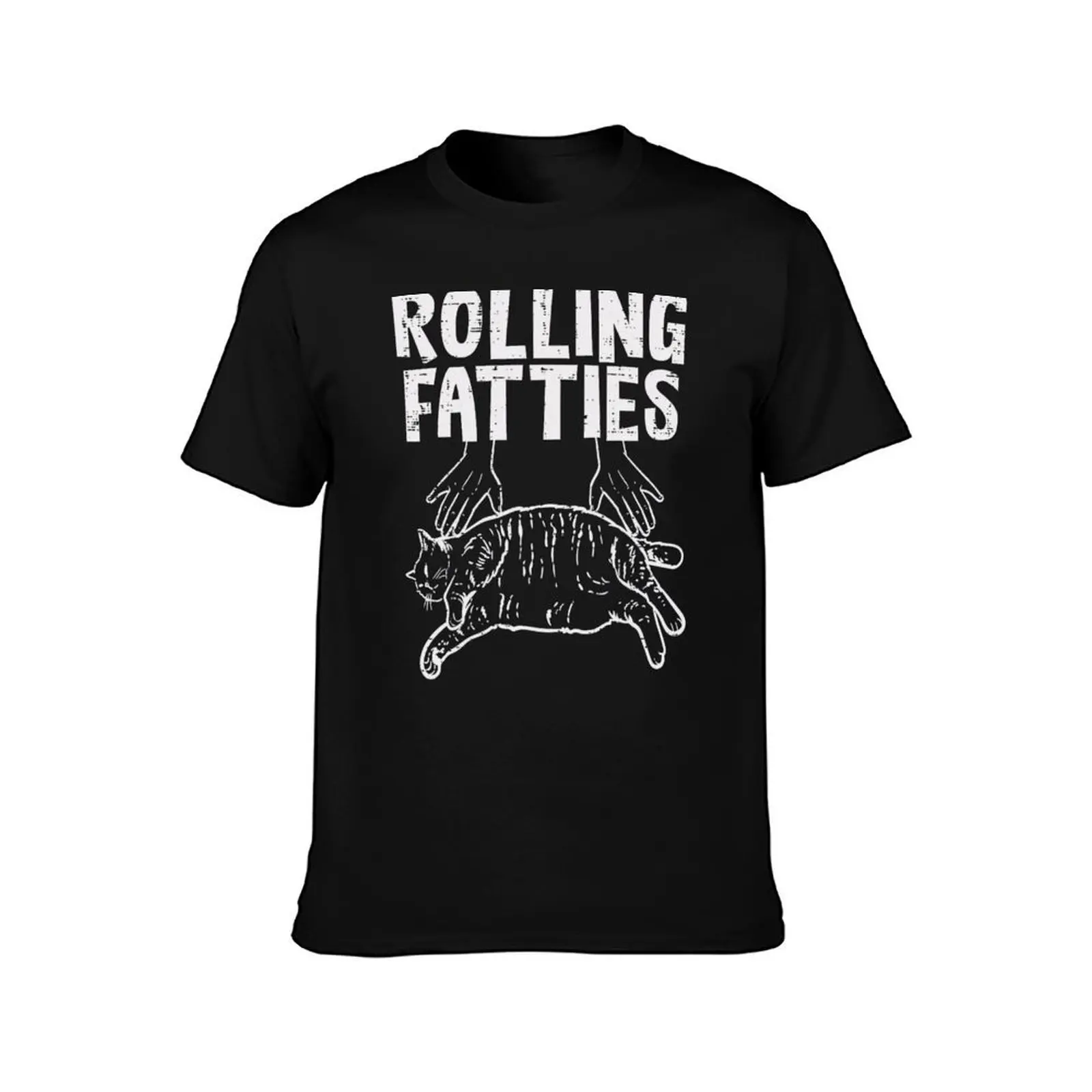 Rolling Fatties Cat Funny Fat Kitten Men Women Girls T-Shirt High Quality Durable T-Shirt