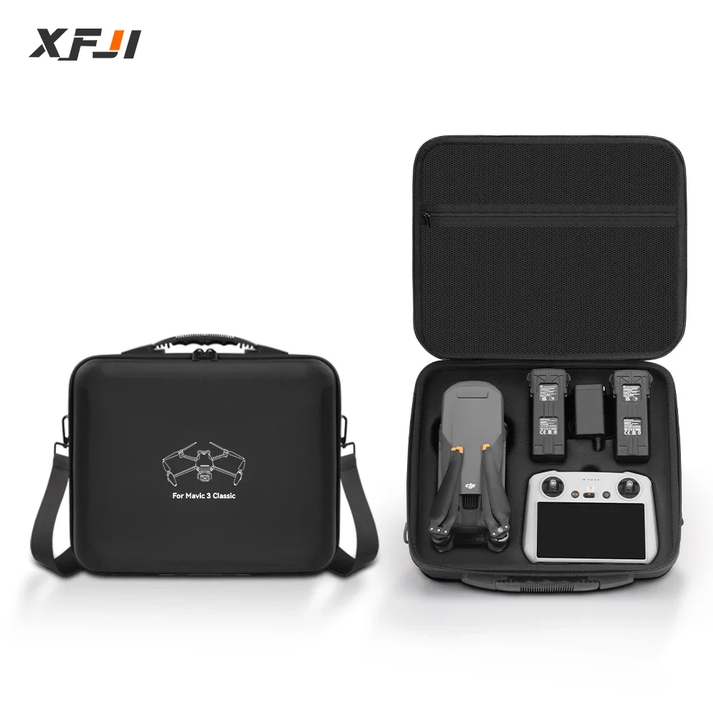 Storage Bag Suitable for DJI Mavic 3 Classic  Portable Carrying Case Drone Accessories Nylon Hard Shell Shoulder Bag