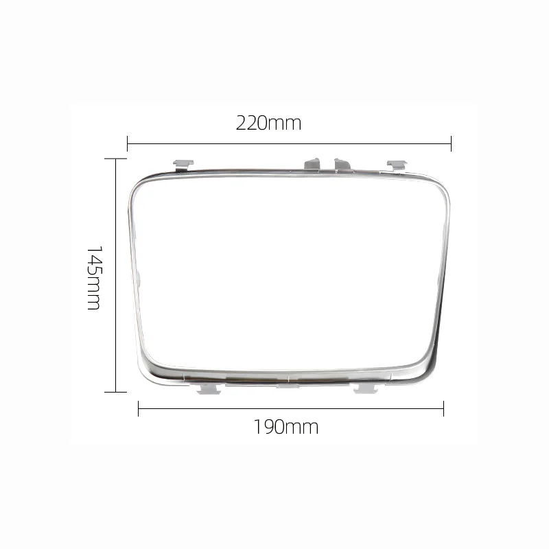 For Mercedes Benz E Class W213 2015-2020 2136830500 Console Ashtray Cup Holder Strip Trim Chrome Frame