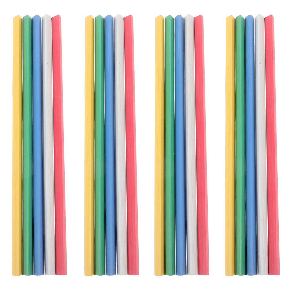 50Pcs Plastic Sliding Bar Binder Clips Strong Hold Pull Rod Design for Reports Invoices DIY Loose Slide Grip Binding