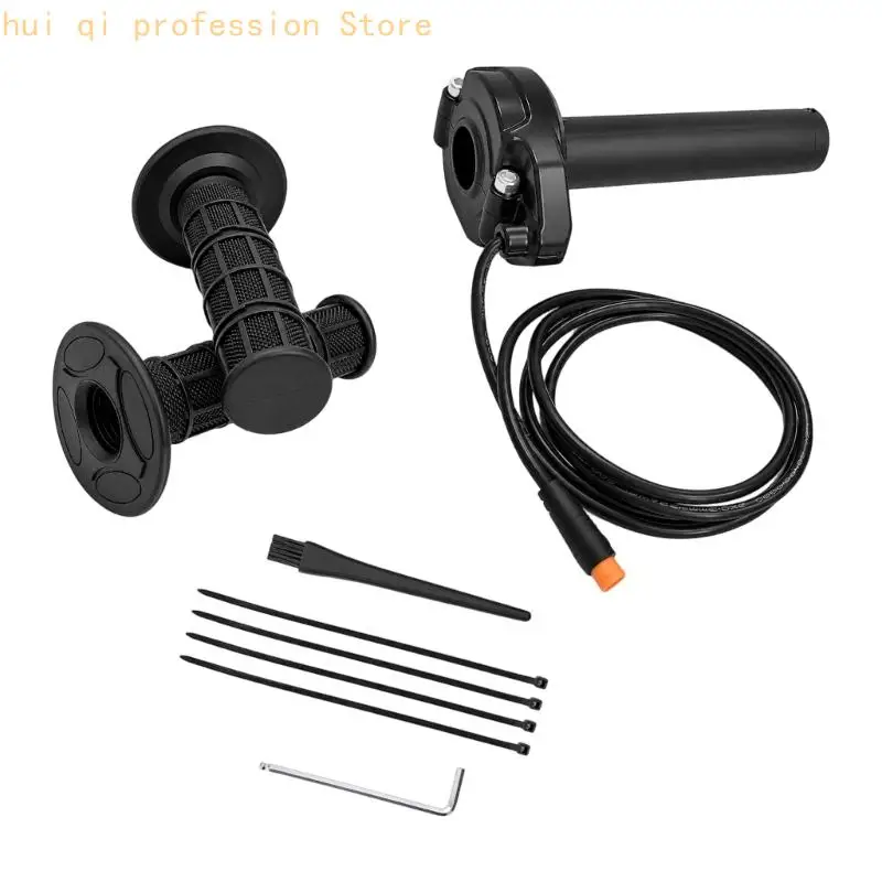 Ersatzdrehgriff und Griffset für HappyRun Elektrofahrrad, Kabelleitungsbaugruppe mit Silikonhülle für Reparaturarbeiten H8WE – Detail 4