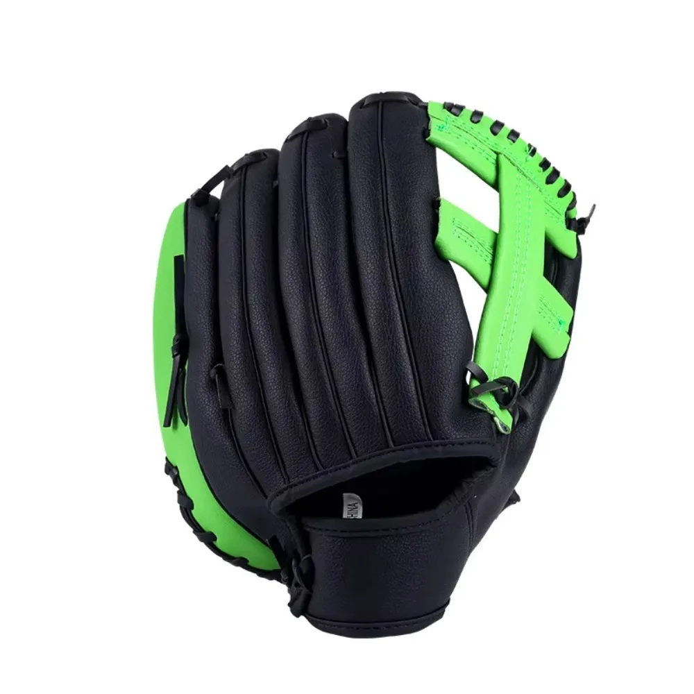 Anti-Slip Baseball Glove 10.5/11.5/12.5in Comfortable Softball Gloves Thickened PU Leather Batting Gloves Adults Children