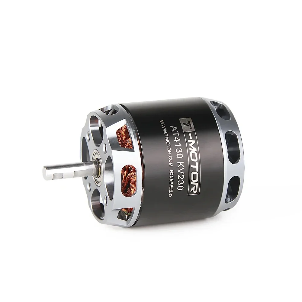 T-MOTOR AT4130 Long Shaft Fixed Wing VTOL Motor KV230/KV300/KV450 Drone DIY Parts , for Fixed Wing Airplane
