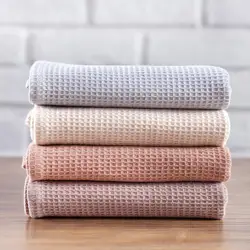 4PCS Soft Absorbent Tea Towel Kitchen Towels Cotton Dish Rags 35x35cm Kitchen Dinner Plate Hand Towel Dishcloths Cloth Napkins