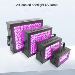 Chłodzony powietrzem reflektor UV kubek LED o wysokiej intensywności ultrafioletowy 395nm 405nm bezcieniowy klej zielony olej atrament lampa utwardzająca żywicę