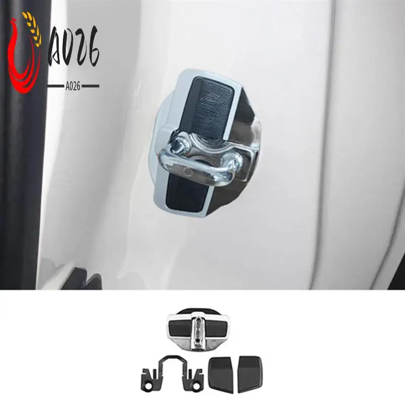 

A026-4 Sets TRD Door Stabilizer Door Lock Protector Latches Stopper Covers For Nissan E12 E13 C27 C28