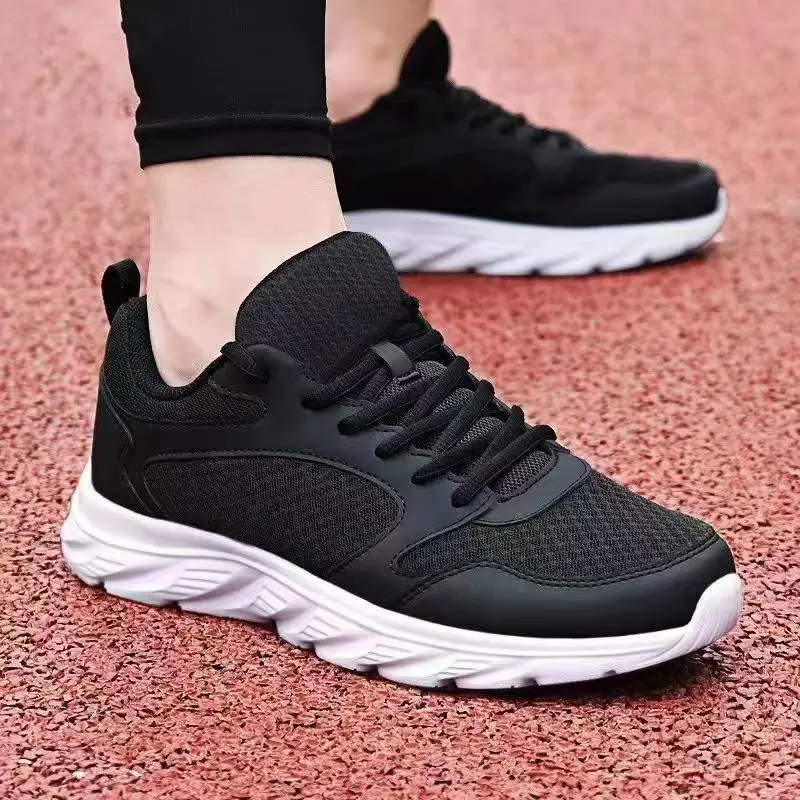 Zapatillas de deporte informales para hombre, zapatos deportivos transpirables de verano para hombre, zapatillas deportivas de malla para correr al aire libre, zapatillas deportivas para correr y caminar para hombre