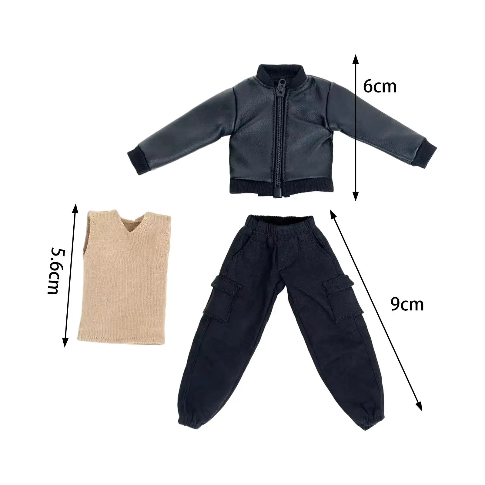 1:12 scala Mans figura vestiti di moda abiti Casual da uomo Costume per 6 pollici