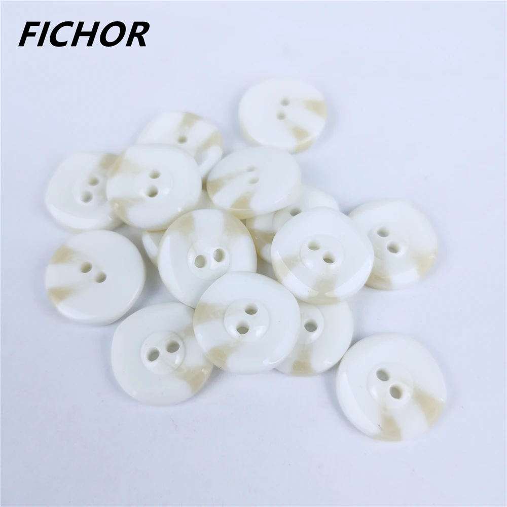 10/20pcs 17.5mm 2 holes Fehérítőszer Szökött Szállodai küldönc handmade decorativa gomb számára Ruházat DIY Összevarrás kiegészítők Összevarrás Szállodai küldönc