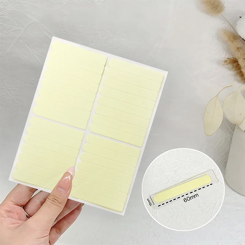 1/5 ورقة لاصقة على الوجهين عرض علامات التبويب مسمار نصائح قوية لزجة الغراء شرائط للضغط على الأظافر التعبئة والتغليف والعرض #2