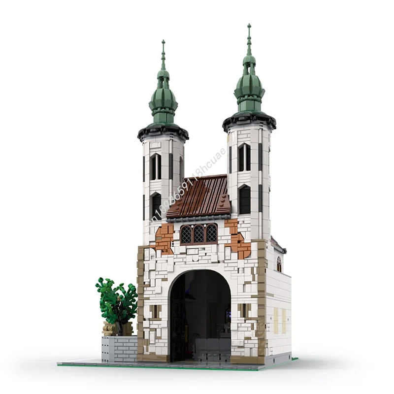 3039PCS MOC Creative Street View Andrew's Church Modular Model Architecture Building Block Diy Education Assembly Kids Toy Gifts
