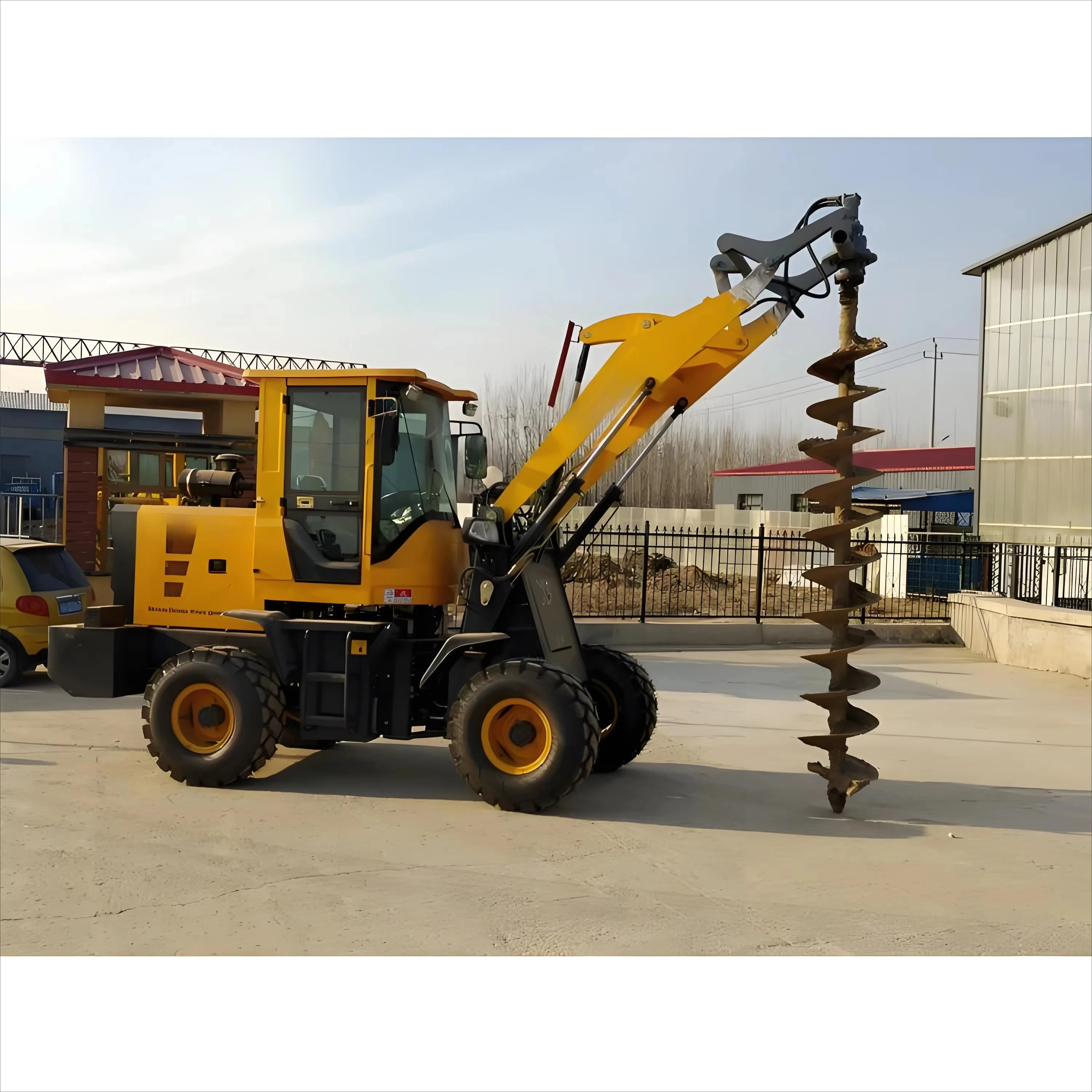 مرفق مثقاب زراعة الأشجار الصغير مع محرك للاستخدام في الحضانة والمزرعة