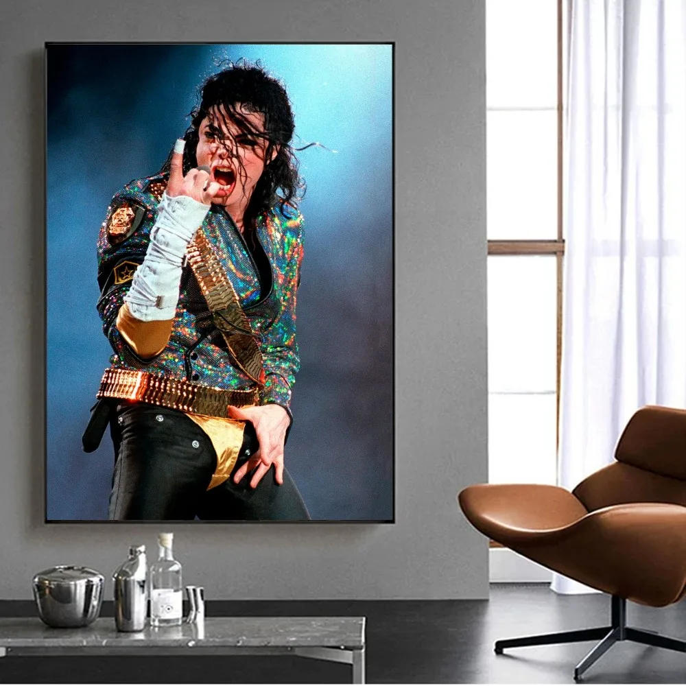 ملصق مايكل جاكسون ، ملصق أنيمي كلاسيكي ، ملصق حائط لغرفة المعيشة ، ديكور بار ، ديكور فني #3