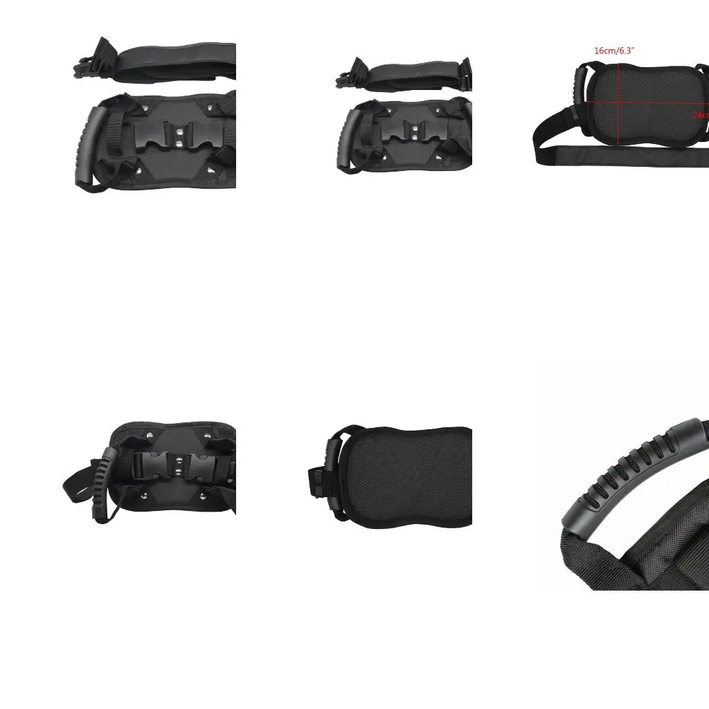 Motorcycle Safety Belt with Handle Rear for Seat Passenger Grip Strip for Kids Adult Adjustable