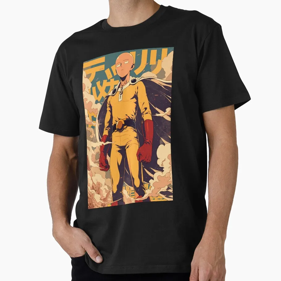 Saitama Number One Hero Superhero Anime Gift T-shirt 1207 One Punch Man Manga Print Graphic Clothes All Size Tops S-6XL