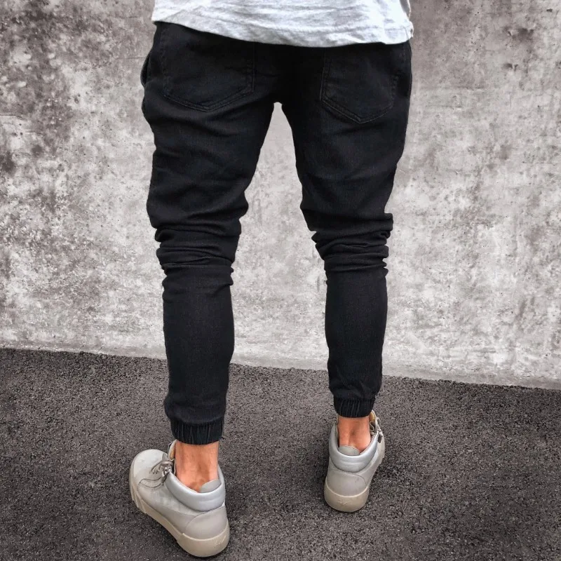 Nieuwe 208 Heren Casual Denim Broek Faion Ripped Jeans k Sle All-Match Heren Broek Lente Herfst Winter Seizoensgebonden Slijtage