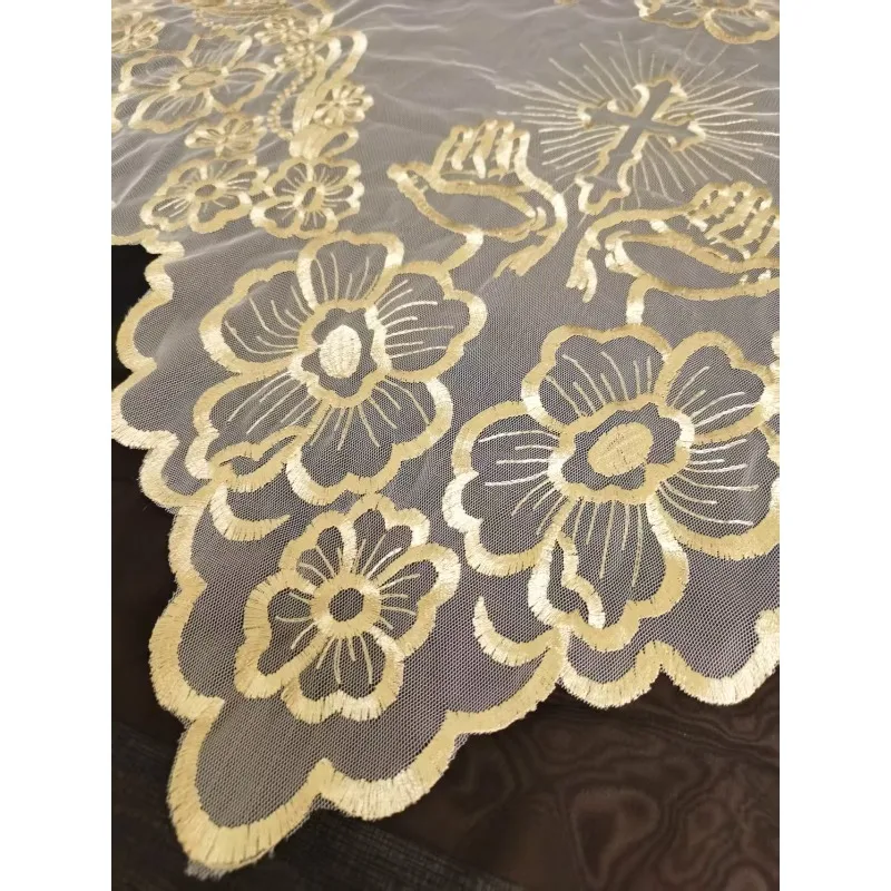 New Best Selling Embroidered Headwrap Black White Silver Gold Colors Women's Head Scarf for Daily and Photoshoot view 5