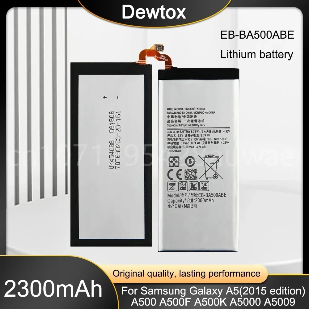 Original Replacement Battery EB-BA500ABE for Samsung Galaxy A5(2015 Edition) A500 SM-A500F A500F A500K SM-A500FU A5000