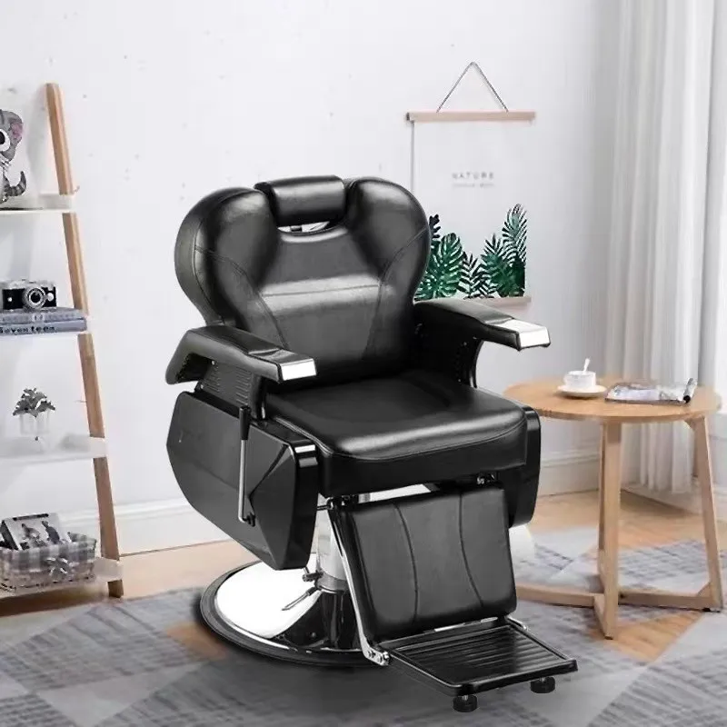 

Luxury Salon Equipment Leather Barbershop Beauty Adjustable Hair Salon Beauty Barber Chair