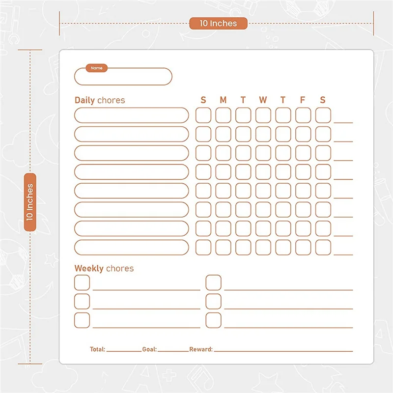 e-fasy-to-use-1set-grafico-dei-lavori-cancellabili-a-secco-per-bambini-4-pezzi-grafici-comportamentali-cancellabili-a-secco-e-6-pennarelli-colorati-con-gomma-multicolore