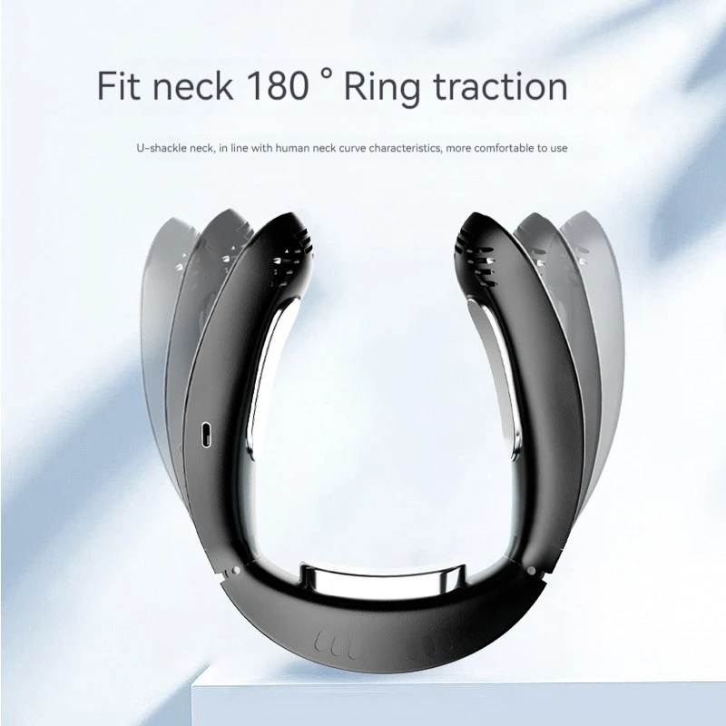 Intelligent constant temperature cold and warm dual-purpose bladeless neck hanging cold and warm device for heating and cooling,