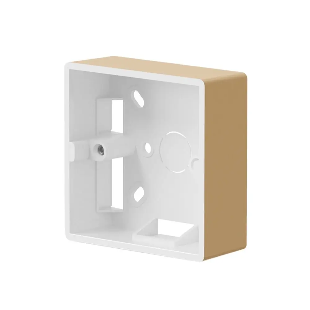 86 Type Switch Socket Box PVC Universal External Mounting Box On-Wall Mount Switch And Socket Apply Wall Surface Junction Box