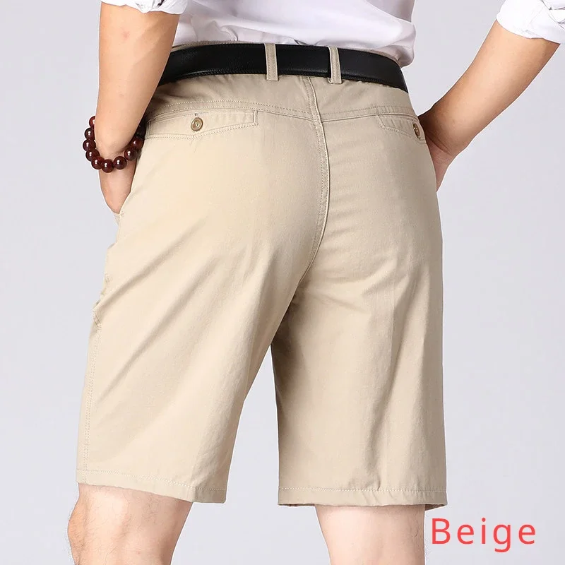 2024 Mens Classic Short Slim Mens Thin Soft Straight Fashion Casual Short shorts para hombre