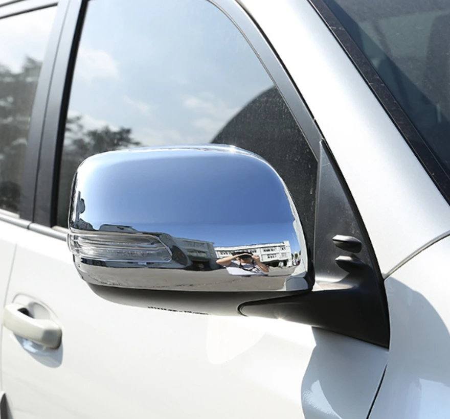 

Carbon Fiber Accessories Car Auto Side Rear View Mirror Cover Trim Caps For Toyota Land Cruiser Prado 150 FJ150 2018 2019 2020