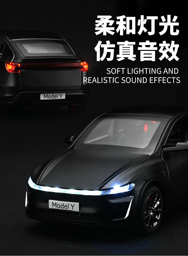 1:32 Model Y Diecast Car with Lights & Sound