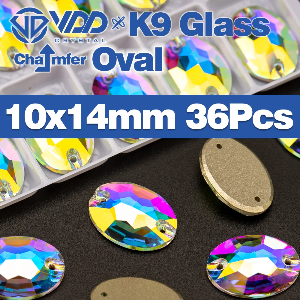 VDD Fase AAAAA Top Qualität K9 Glas Nähen Auf Strass Nähen Kristall AB Flatback Stein Für Kleidung Zubehör Hochzeit Kleid – Detail 28