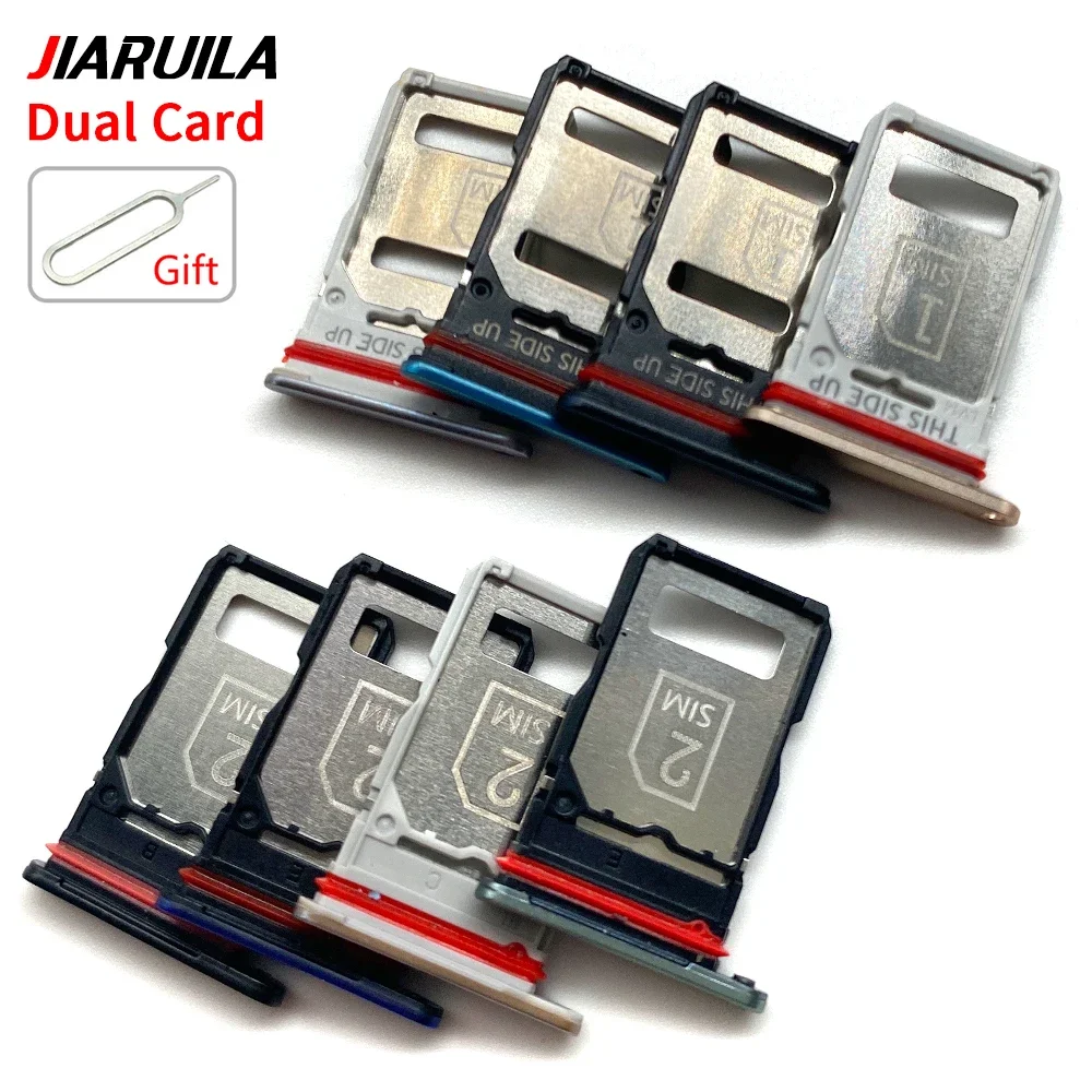 SIM Card Tray Holder for Motorola Edge 30 Neo Pro 20 Lite Dual Slot SD Card Adapter Tested Well Replacement Parts with Pin