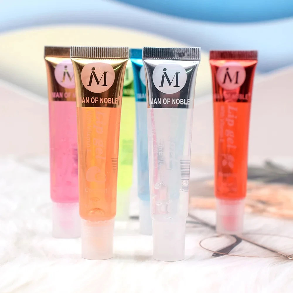 36pcs Fruit Flavor Lip Gloss Set Clear Vitamin E Moisturizing Lip Gloss Women Girls Lip Oil Kawaii Lips Makeup Wholesale