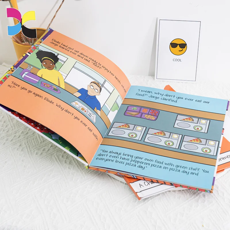 custom.Custom Full Color Printed Coloring Paint Books Kids Hardcover Book Printing Service
